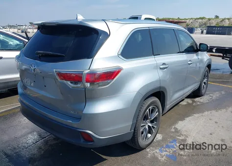 2016 Toyota Highlander Xle V6 из США, поврежденный, VIN 5TDKKRFH2GS159517